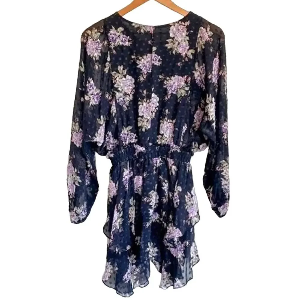 LoveShackFancy Kaia Silk Floral Mini Dress Size XS - Picture 6 of 13